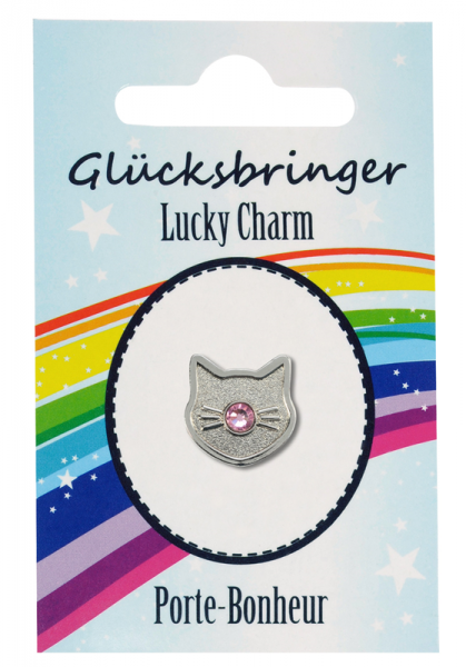 Katzen-Pin "Glücksbringer"